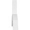 Ekena Millwork Archdale Architectural Grade PVC Gable Bracket, 84"W x 24 1/2"H x 4"D x 4"F, 7/12 Pitch GBP084X25X0404ARC00 - alternate 2